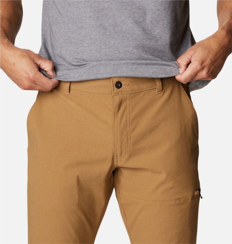 Khaki Men's Columbia Canyon Gate Chino Pants | 4273-WNSUV