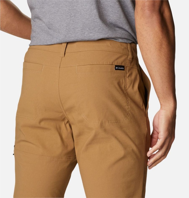 Khaki Men's Columbia Canyon Gate Chino Pants | 4273-WNSUV