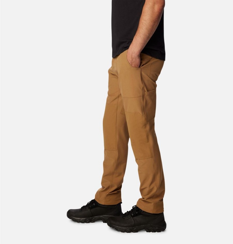 Khaki Men's Columbia Landroamer Utility Pants | 1265-WMXZS