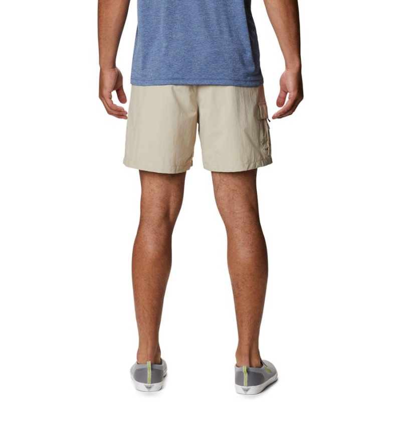 Khaki Men's Columbia PFG Bahama Shorts | 4519-XRCQD