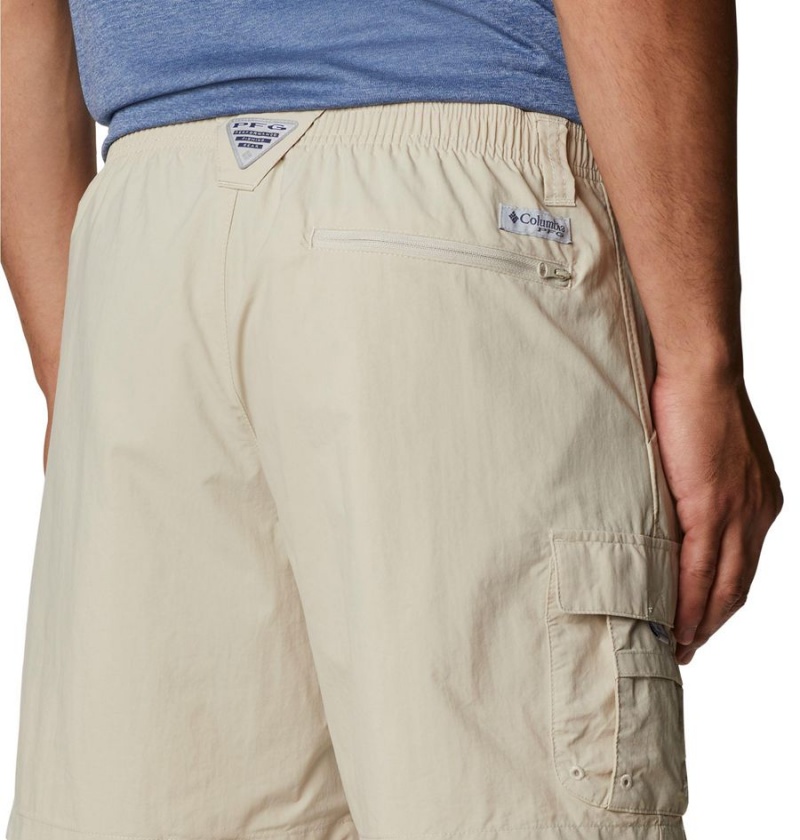 Khaki Men's Columbia PFG Bahama Shorts | 4519-XRCQD