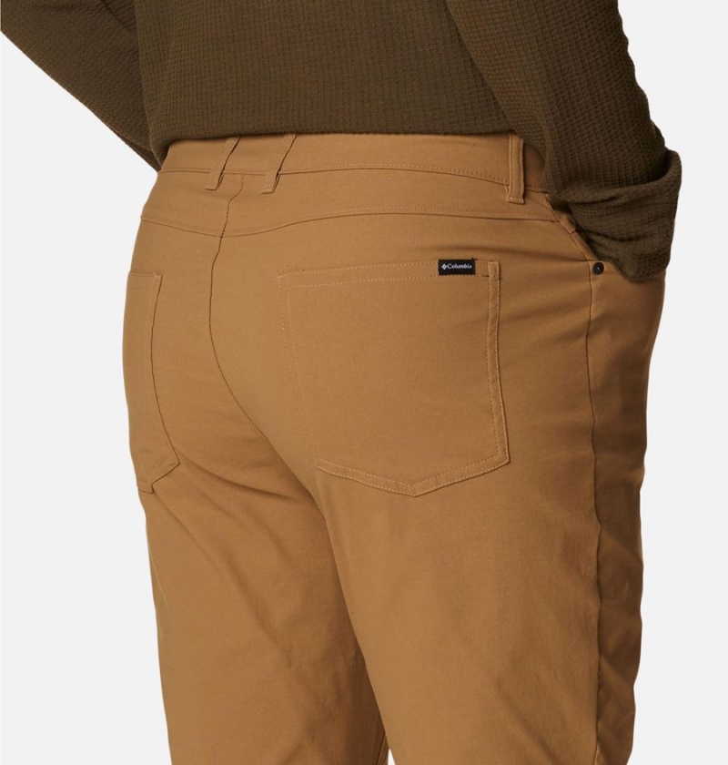 Khaki Men's Columbia Royce Range Pants | 3146-FXYOM