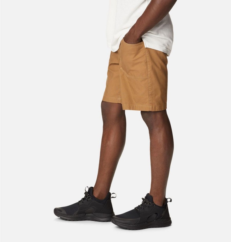 Khaki Men's Columbia Rugged Ridge II Outdoor Shorts | 9658-LXGDK