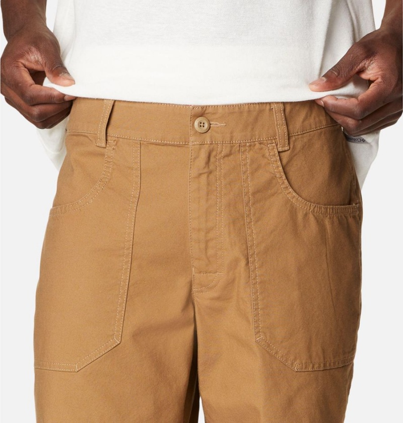 Khaki Men's Columbia Rugged Ridge II Outdoor Shorts | 9658-LXGDK