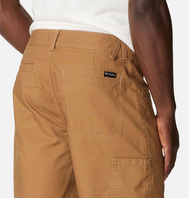 Khaki Men's Columbia Rugged Ridge II Outdoor Shorts | 9658-LXGDK