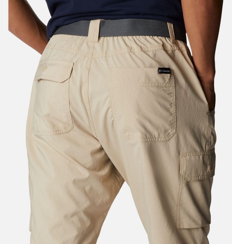 Khaki Men's Columbia Silver Ridge Utility Pants | 2691-MPYXH