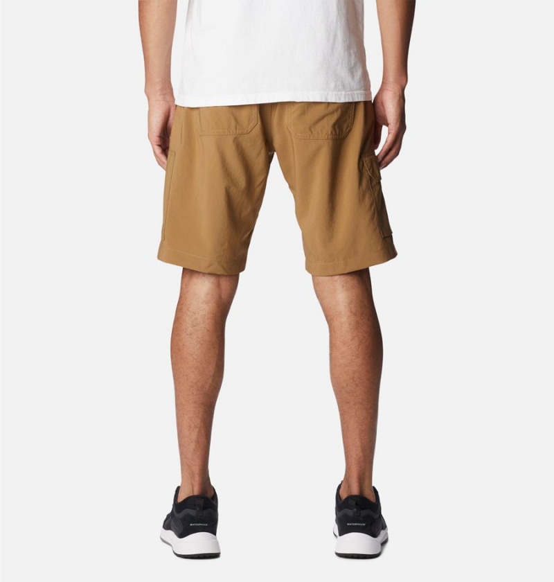 Khaki Men's Columbia Silver Ridge Utility Cargo Shorts | 9261-TIJNE