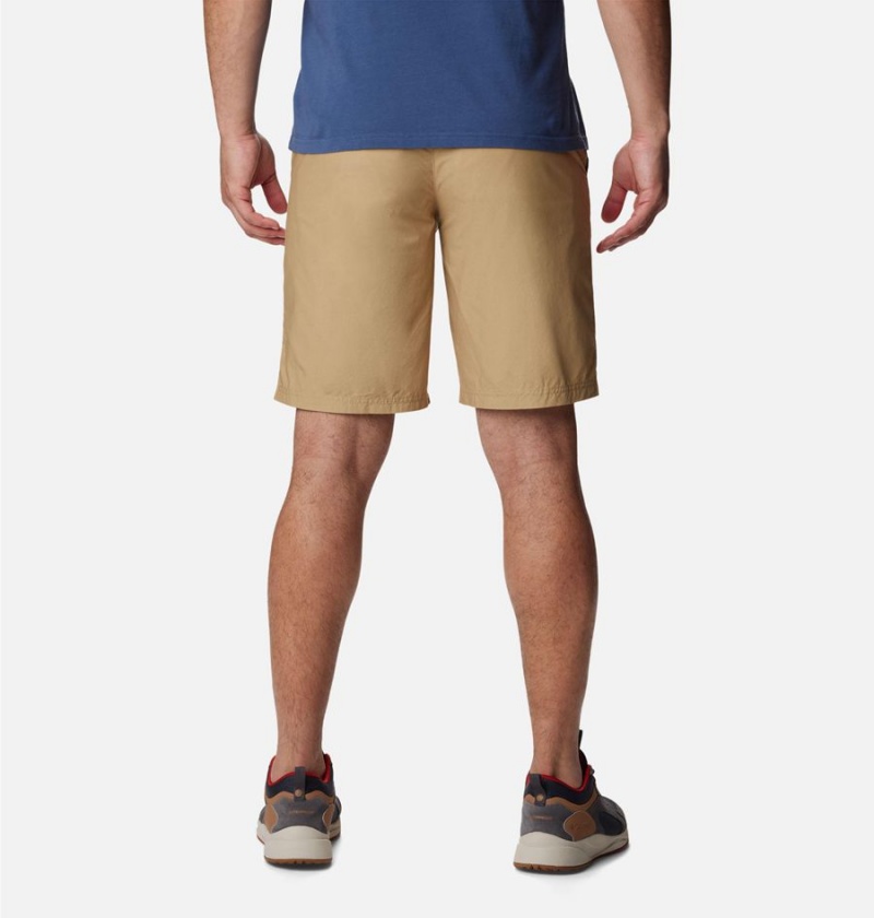 Khaki Men's Columbia Washed Out Shorts | 4930-VHLWN