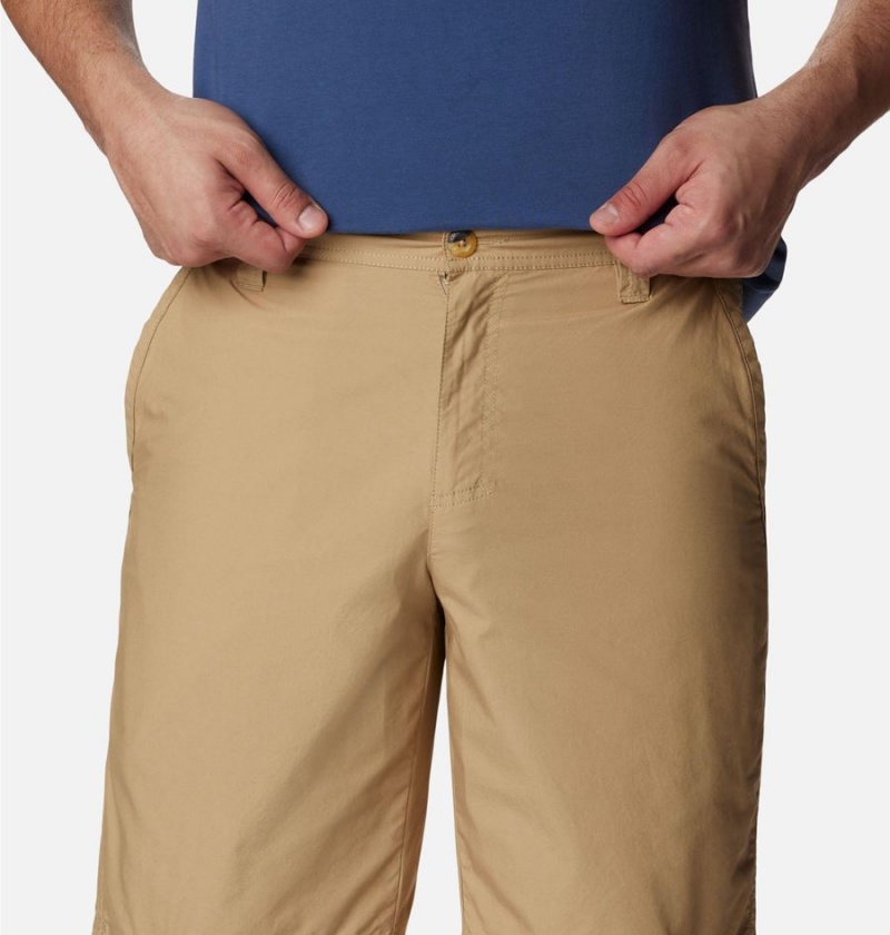 Khaki Men's Columbia Washed Out Shorts | 4930-VHLWN