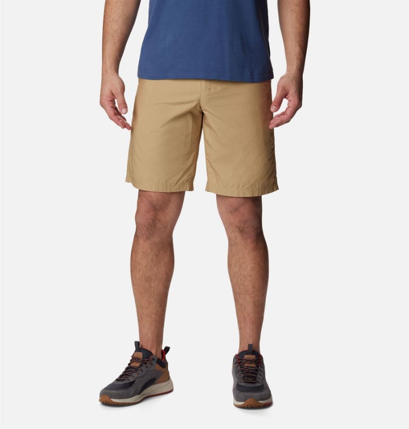 Khaki Men\'s Columbia Washed Out Shorts | 4930-VHLWN