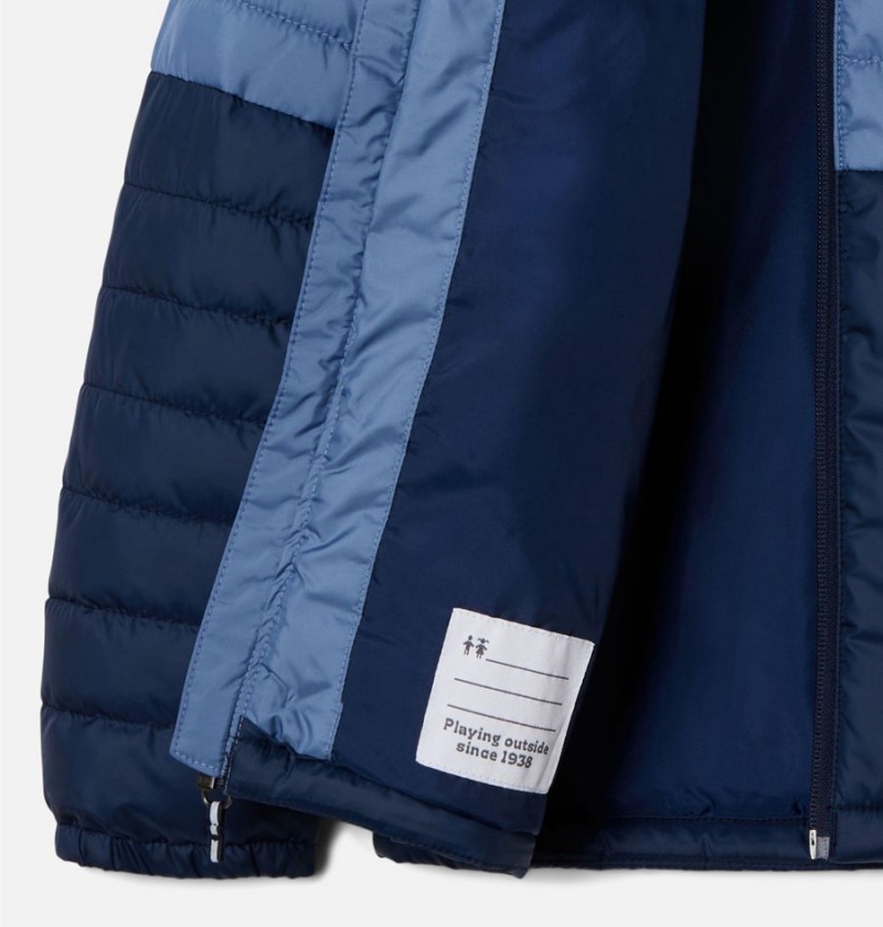 Navy Kids' Columbia Humphrey Hills Puffer Jacket | 1298-EBYQL