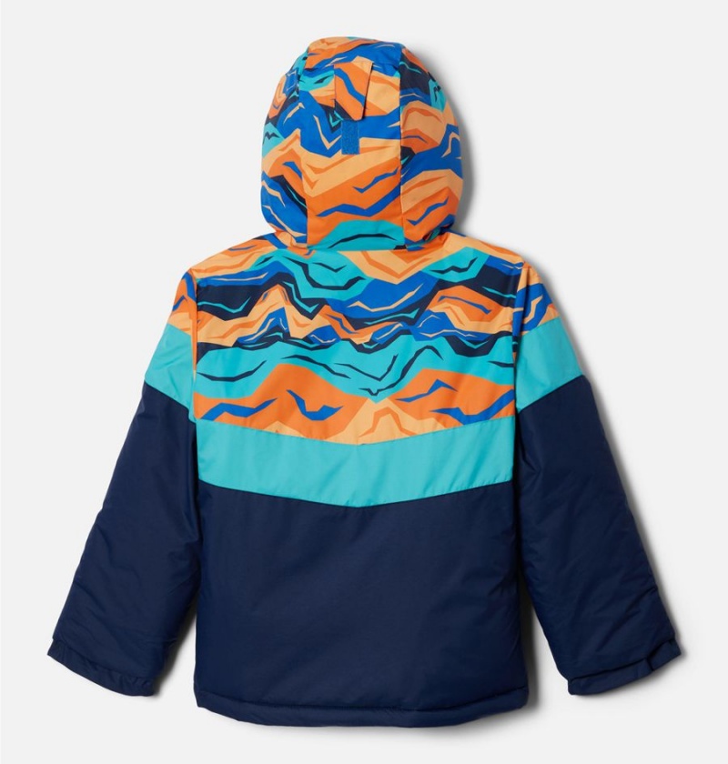 Navy Kids' Columbia Lightning Lift II Jacket | 7169-UIRGK