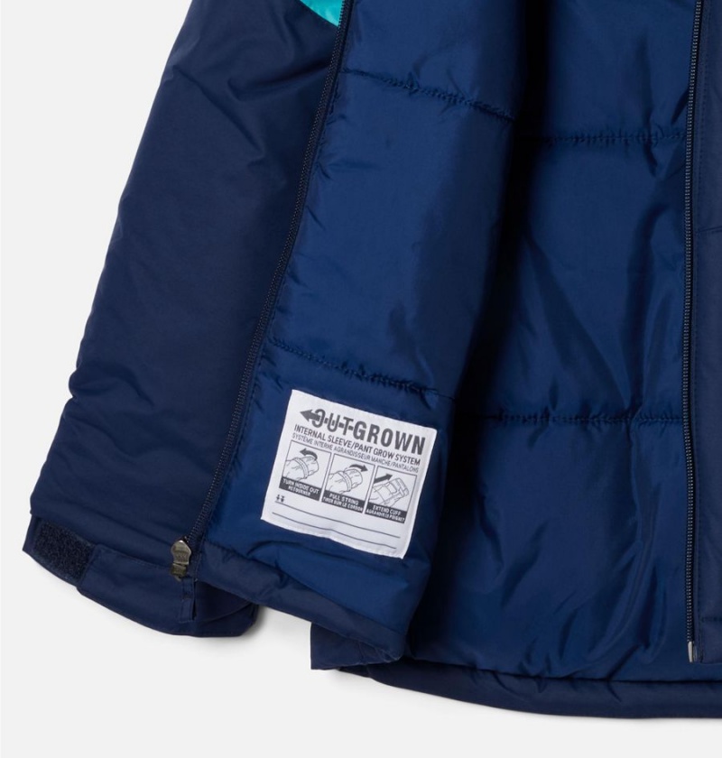 Navy Kids' Columbia Lightning Lift II Jacket | 7169-UIRGK