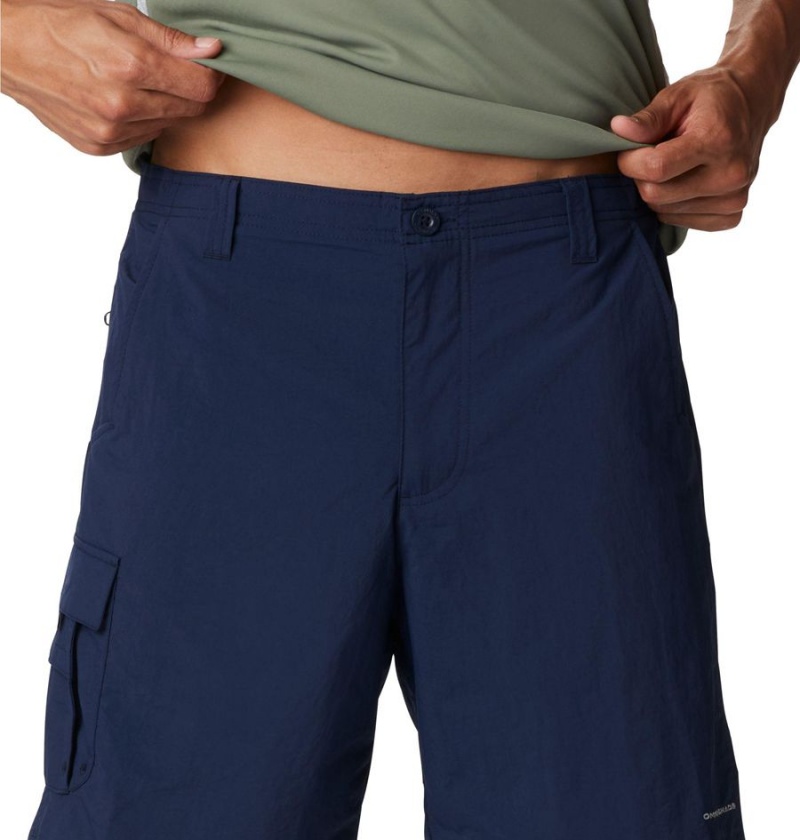 Navy Men's Columbia PFG Bahama Shorts | 7534-YTPAD