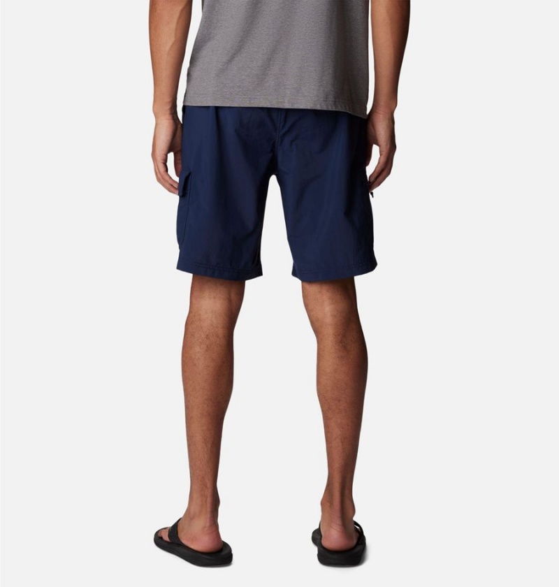 Navy Men's Columbia Summerdry Brief Shorts | 5162-JRZQF