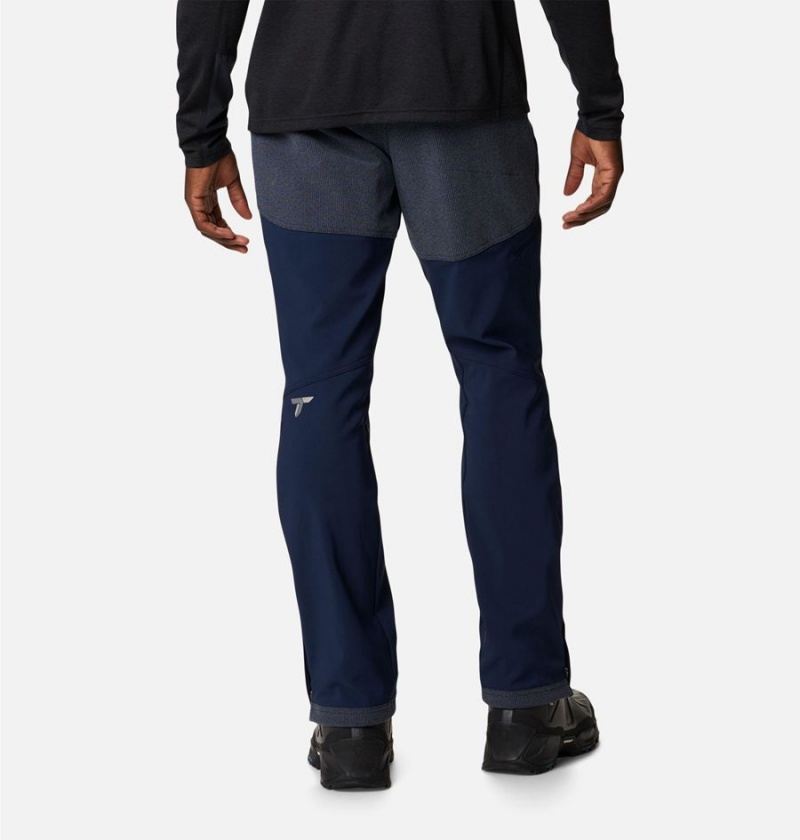 Navy Men's Columbia Titan Ridge II Pants | 2436-FTWQE