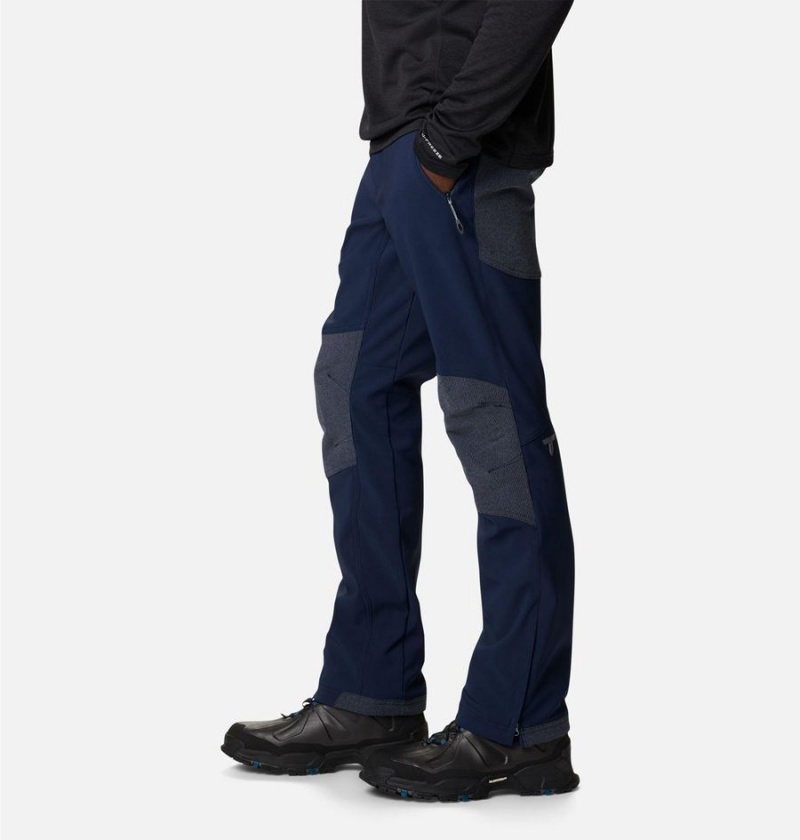 Navy Men's Columbia Titan Ridge II Pants | 2436-FTWQE