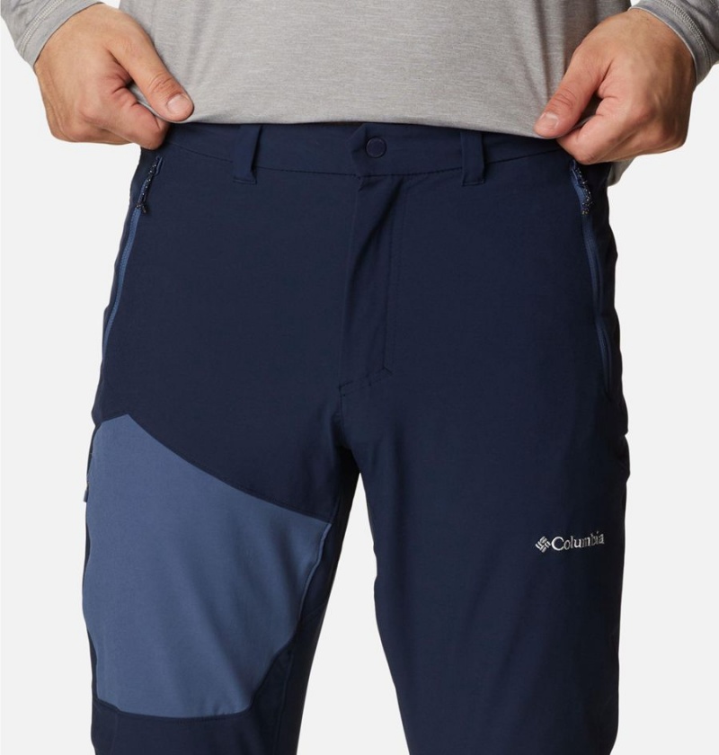 Navy Men's Columbia Triple Canyon II Pants | 5423-NWEBI