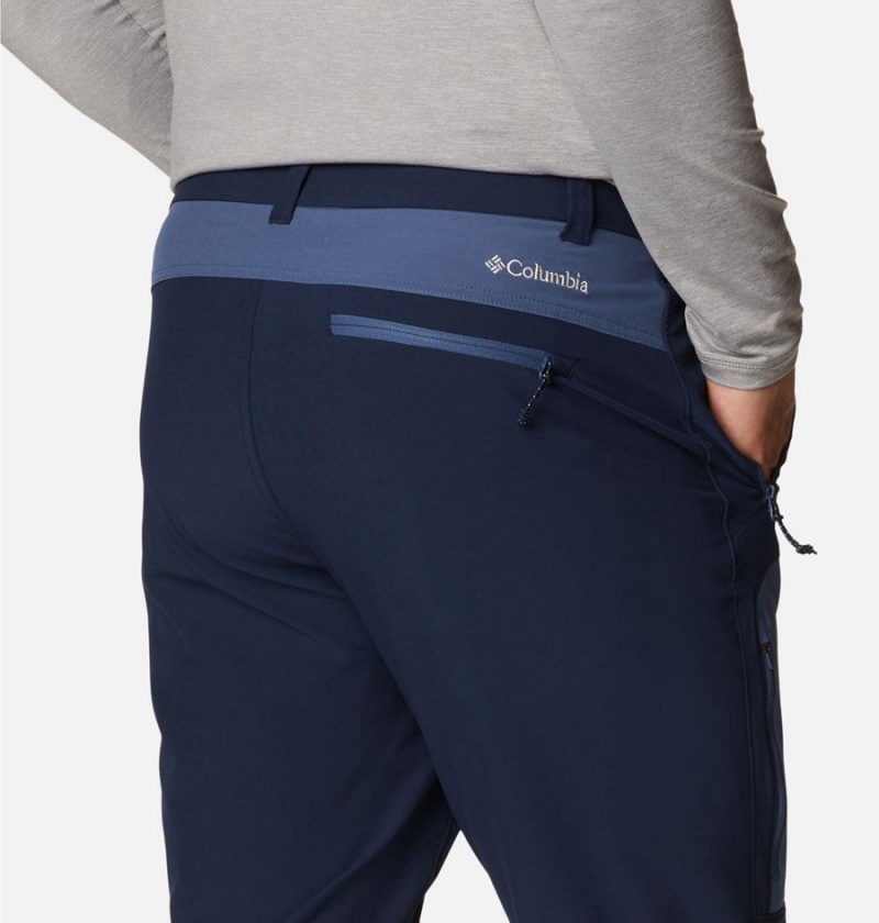 Navy Men's Columbia Triple Canyon II Pants | 5423-NWEBI