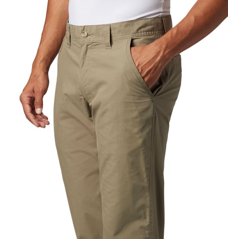 Olive Men's Columbia Washed Out Pants | 5360-MFAKT