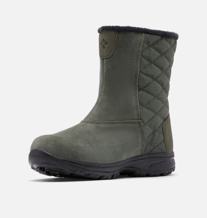 Olive Women's Columbia Ice Maiden Slip III Boots | 1392-RIFSO