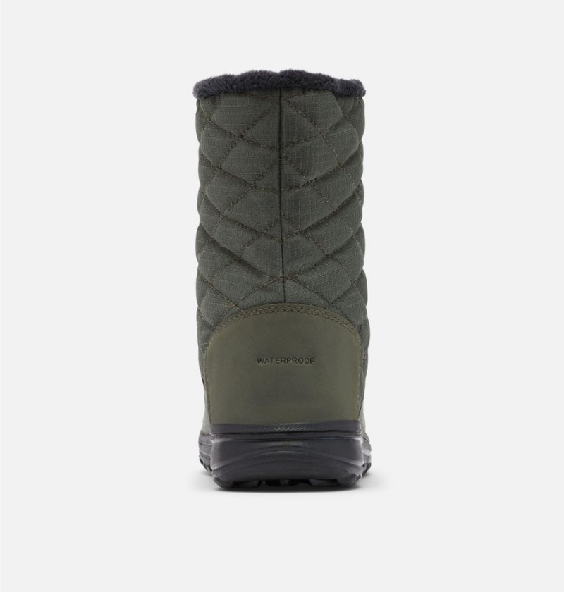 Olive Women's Columbia Ice Maiden Slip III Boots | 1392-RIFSO