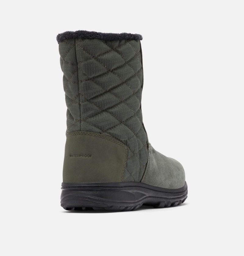 Olive Women's Columbia Ice Maiden Slip III Boots | 1392-RIFSO