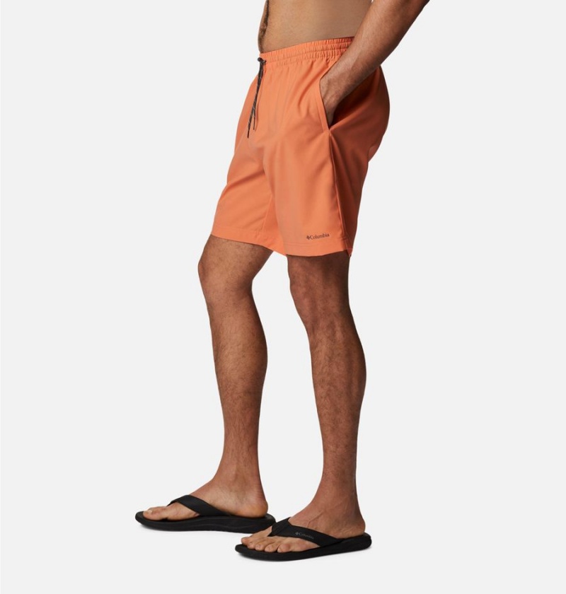 Orange Men's Columbia Summertide Stretch Shorts | 4932-WYLIR