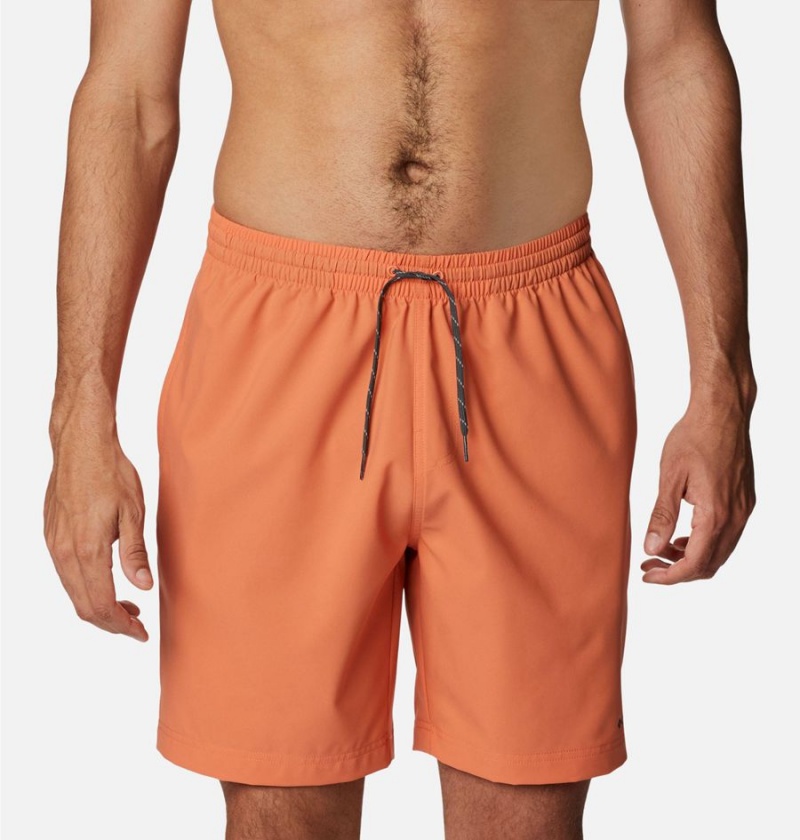 Orange Men's Columbia Summertide Stretch Shorts | 4932-WYLIR