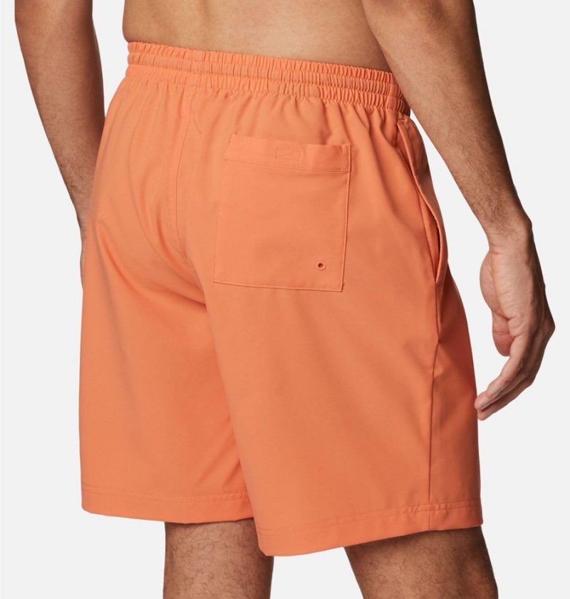 Orange Men's Columbia Summertide Stretch Shorts | 4932-WYLIR