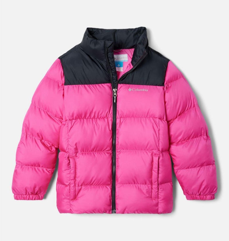 Pink Kids\' Columbia Puffect Jacket | 9264-ABXHM