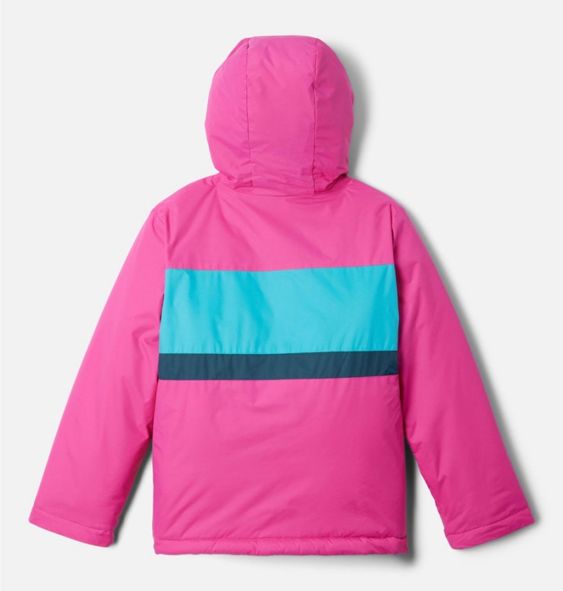 Pink Kids' Columbia Valley Runner Jacket | 9678-XEJGC