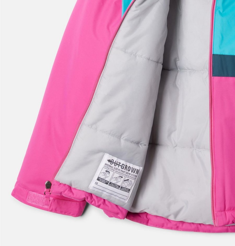 Pink Kids' Columbia Valley Runner Jacket | 9678-XEJGC