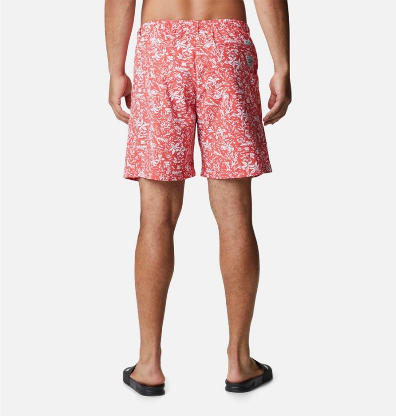 Pink Men's Columbia PFG Super Backcast Water Shorts | 7864-AWCVQ