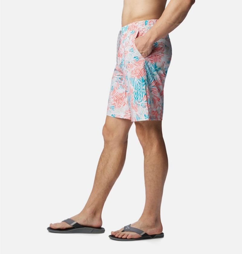 Pink Men's Columbia PFG Super Slack Tide Hybrid Water Shorts | 4072-QCYAJ