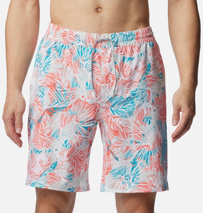 Pink Men's Columbia PFG Super Slack Tide Hybrid Water Shorts | 4072-QCYAJ