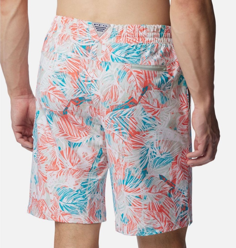 Pink Men's Columbia PFG Super Slack Tide Hybrid Water Shorts | 4072-QCYAJ