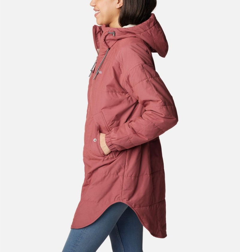 Pink Women's Columbia Chatfield Hill Novelty Coats | 6073-BJPEQ