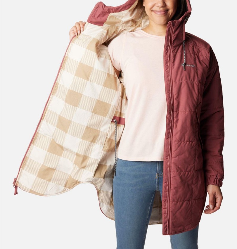 Pink Women's Columbia Chatfield Hill Novelty Coats | 6073-BJPEQ