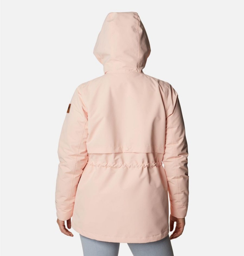 Pink Women's Columbia Drop Ridge Interchange 3 In 1 Jackets | 7491-GDAFH