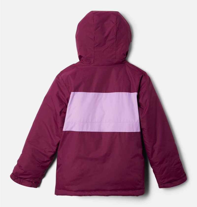 Purple Kids' Columbia Valley Runner Jacket | 8613-DONPY