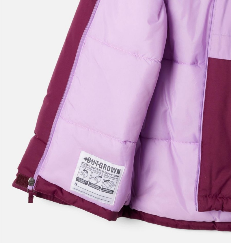 Purple Kids' Columbia Valley Runner Jacket | 8613-DONPY