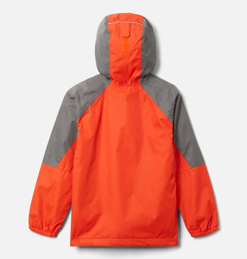 Red Kids' Columbia Endless Explorer Jacket | 9760-QLNWK