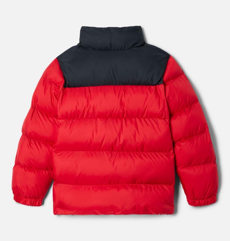 Red Kids' Columbia Puffect Jacket | 1702-ZHMGJ