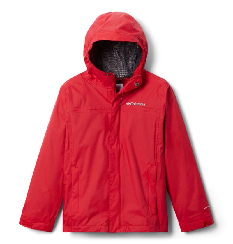 Red Kids\' Columbia Watertight II Jacket | 7538-BAYEH