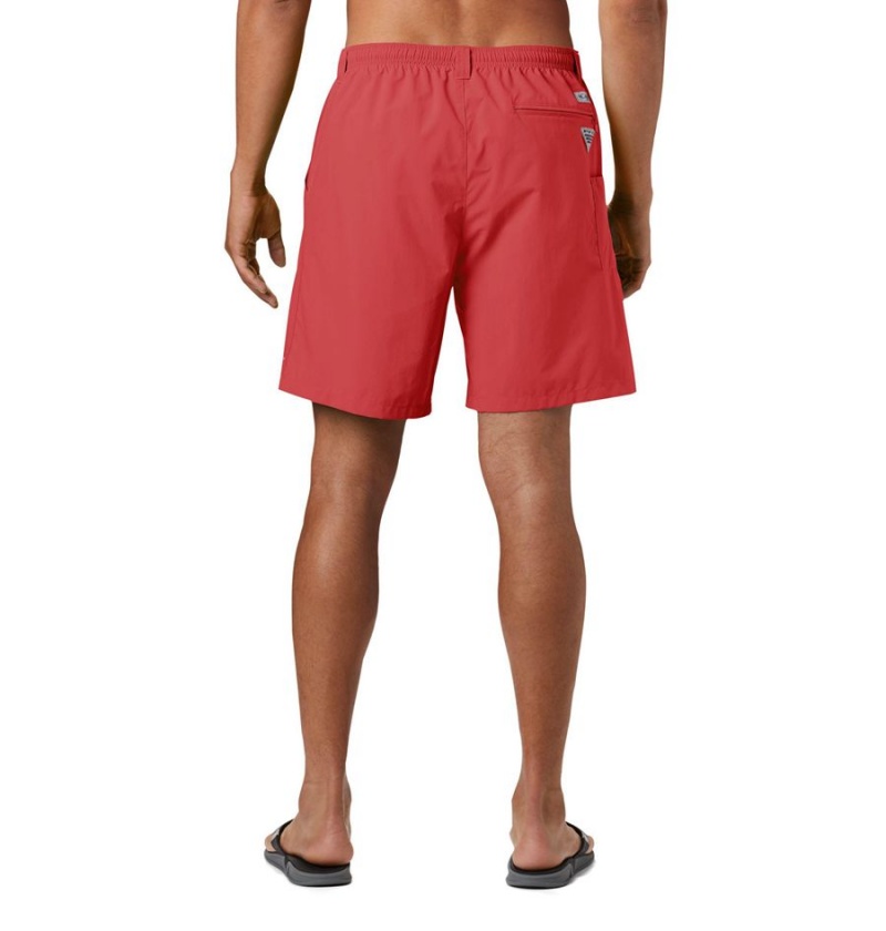 Red Men's Columbia PFG Backcast III Water Shorts | 4150-TOMZI