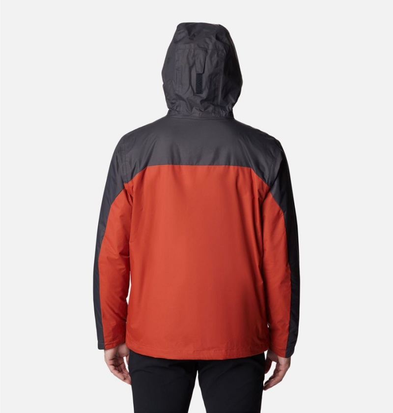 Red Men's Columbia Tunnel Falls Interchange 3 In 1 Jackets | 1563-JUWIL