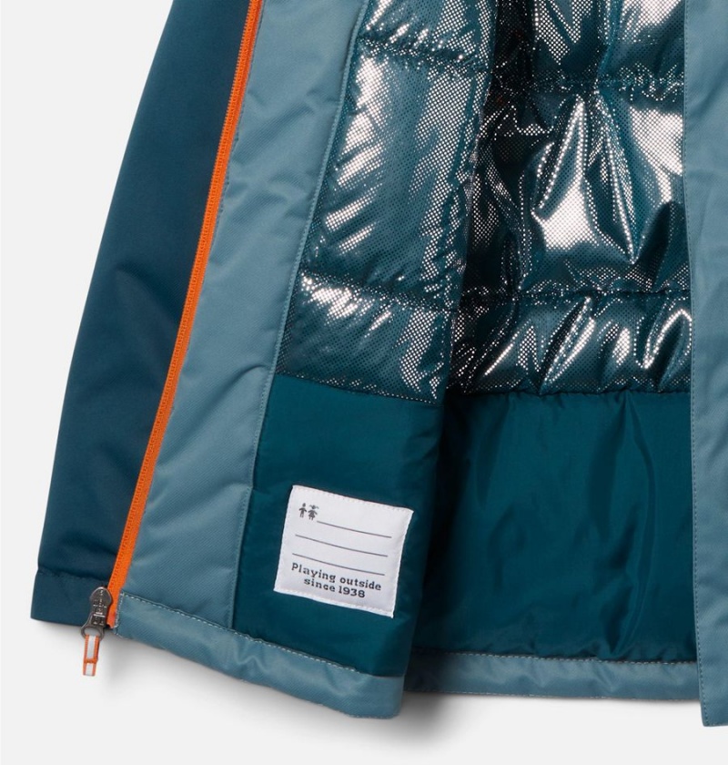 Turquoise Kids' Columbia Hikebound Insulated Jacket | 4150-AZGKM