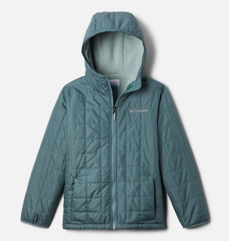 Turquoise Kids\' Columbia Rugged Ridge Sherpa Lined Jacket | 3928-TJXCK