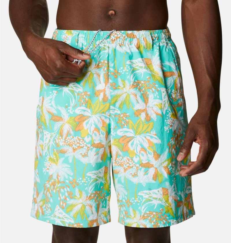 Turquoise Men's Columbia PFG Super Backcast Water Shorts | 0345-TCPQZ